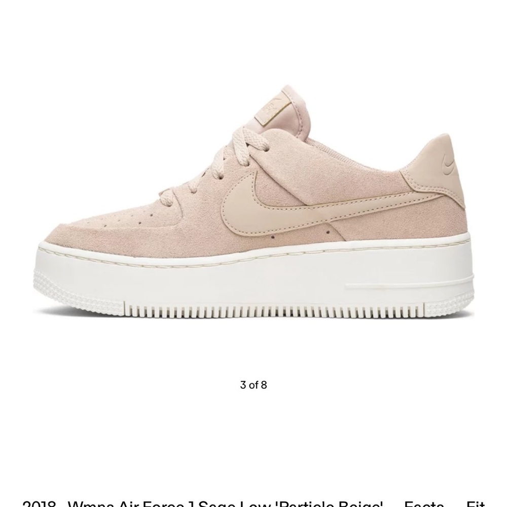 2018 Nike Air Force1 sage low. W sz 6